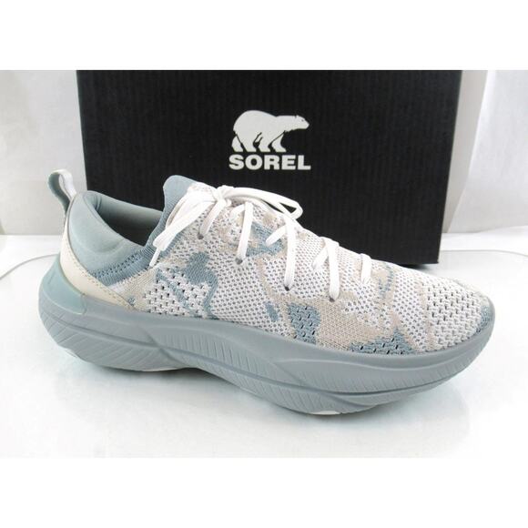 Sorel Explorer Blitz Stride Lace Up Sneakers Crushed Blue White Size 8.5 - Picture 1 of 7